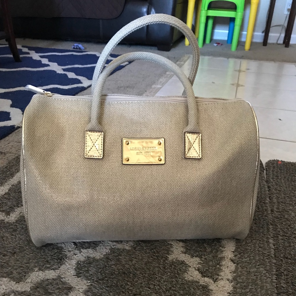 MICHAEL KORS GOLD TOTE